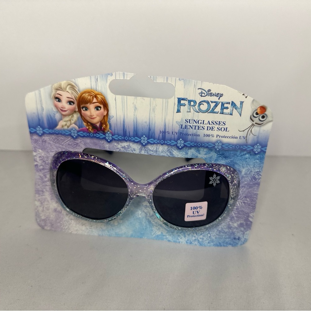 Disney Frozen Glitter Purple Kids Sunglasses with Dark Lenses